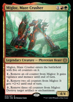 Migloz, Maze Crusher (promo pack stamp)
