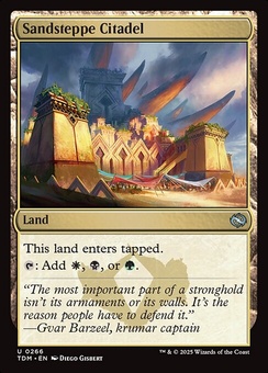 Sandsteppe Citadel (foil)