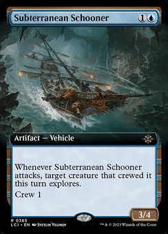 Subterranean Schooner (extended art foil)