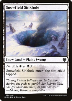 Snowfield Sinkhole (foil)
