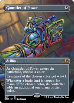 Gauntlet of Power (borderless foil)