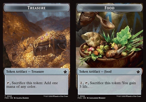 Treasure // Food (token foil)