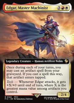 Edgar, Master Machinist (extended art)