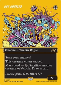 Gas Guzzler (borderless boxtopper foil)