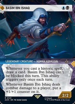Basim Ibn Ishaq (borderless showcase foil)