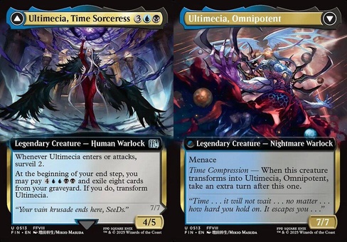 Ultimecia, Time Sorceress // Ultimecia, Omnipotent (extended art)