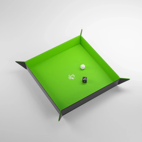 Magnetic Dice Tray Square Black/Green