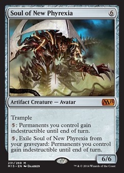 Soul of New Phyrexia (promo pack stamp)
