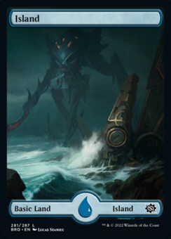 Island #281 (extended art - foil)