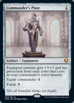 Commander's Plate (mystery booster)