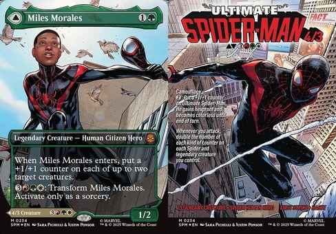Miles Morales // Ultimate Spider-Man (borderless)