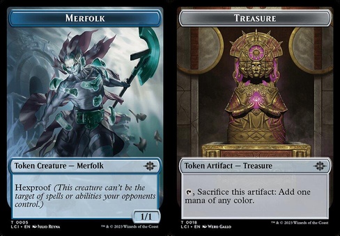 Merfolk // Treasure (token foil)