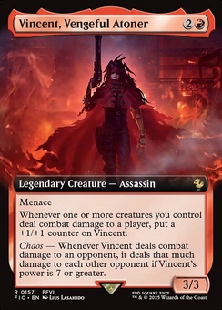 Vincent, Vengeful Atoner (extended art)
