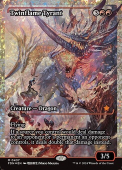 Twinflame Tyrant (showcase fracture foil)