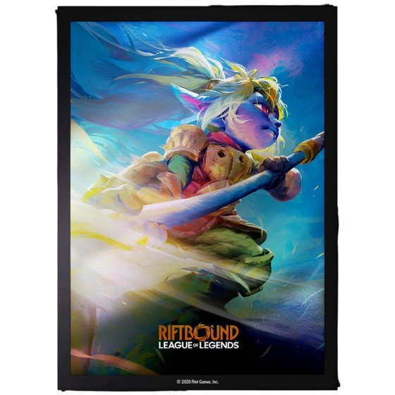 Riftbound - Unleashed Art Sleeves: Poppy, Keeper of the Hammerover