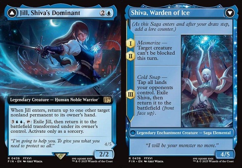 Jill, Shiva's Dominant // Shiva, Warden of Ice (extended art)