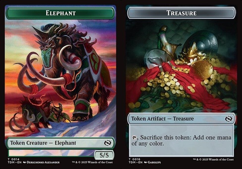 Elephant // Treasure (token foil)
