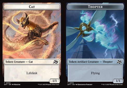 Cat // Thopter #10 (token foil)