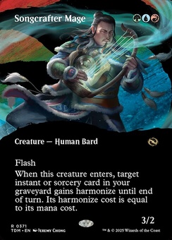 Songcrafter Mage (borderless showcase)