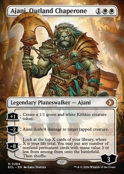 Ajani, Outland Chaperone (borderless)