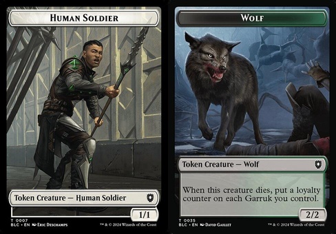 Human Soldier // Wolf #35 (token)
