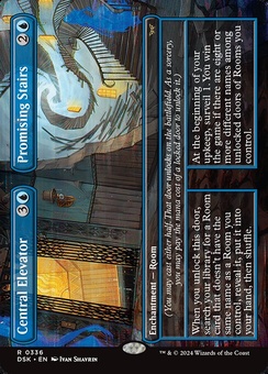 Central Elevator // Promising Stairs (borderless etched)