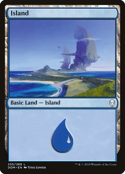 Island #255 (foil)