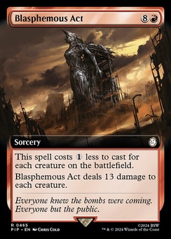 Blasphemous Act (extended art)