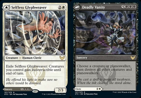 Selfless Glyphweaver // Deadly Vanity