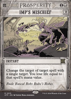 Imp's Mischief (borderless showcase foil)