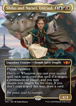 Shiko and Narset, Unified (borderless foil)
