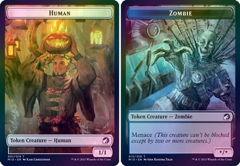 Human // Zombie (token - foil)