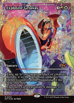 Explosive Getaway (showcase fracture foil)