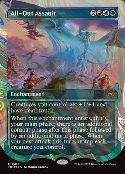 All-Out Assault (borderless showcase JP foil)
