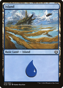 Island #253 (foil)