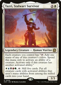 Tazri, Stalwart Survivor (foil)