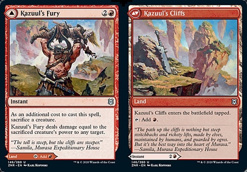 Kazuul's Fury // Kazuul's Cliffs