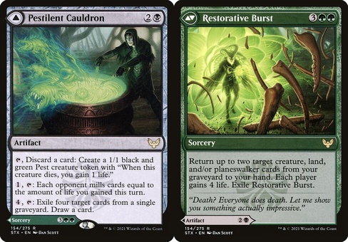 Pestilent Cauldron // Restorative Burst