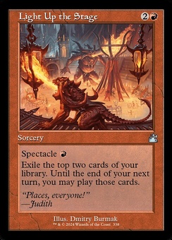 Light Up the Stage (retro foil)