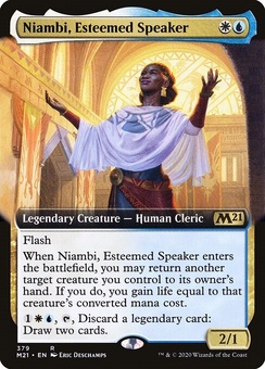 Niambi, Esteemed Speaker (extended art)
