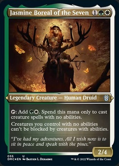 Jasmine Boreal of the Seven (etched foil)
