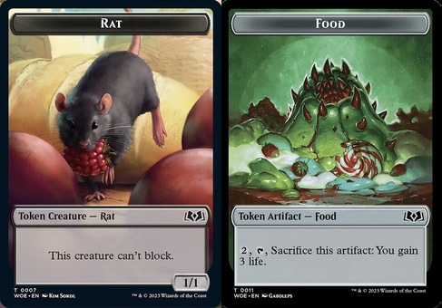 Rat // Food #11 (token foil)