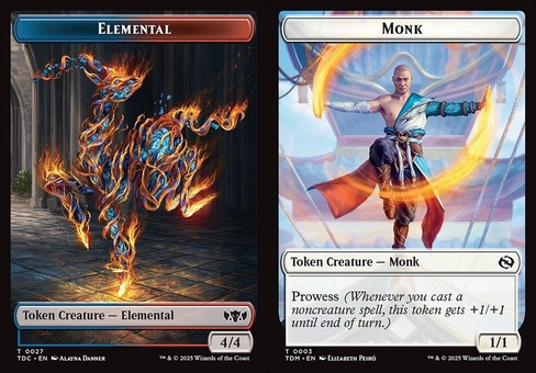 Elemental #27 // Monk (token)