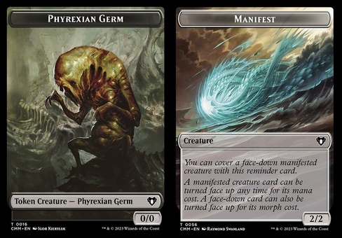 Phyrexian Germ // Manifest (token)