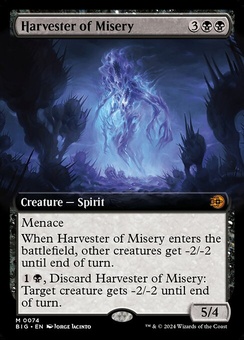 Harvester of Misery (extended art foil)