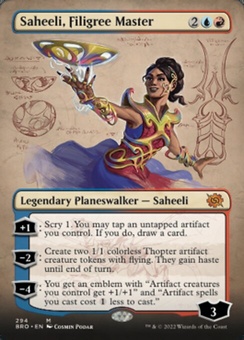 Saheeli, Filigree Master (borderless)