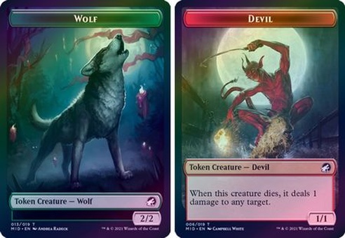 Devil // Wolf (token - foil)