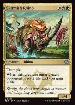 Skirmish Rhino (foil)