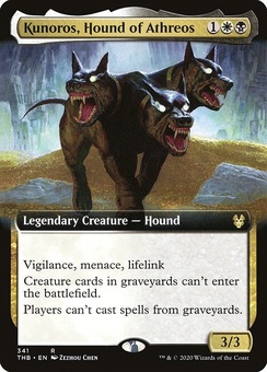 Kunoros, Hound of Athreos (extended art)