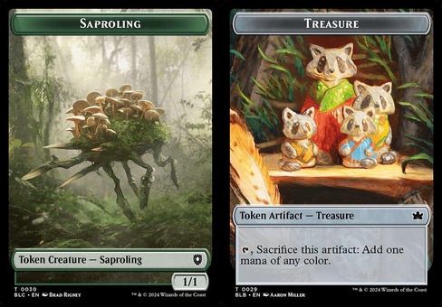 Saproling // Treasure (token)
